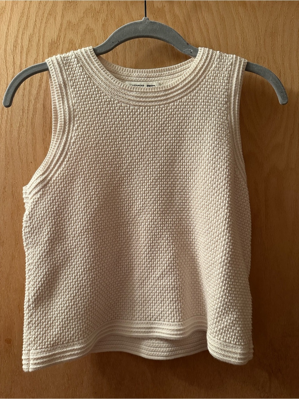 Uniqlo x Comptoir des Cotonniers Cream Textured Knit Tank